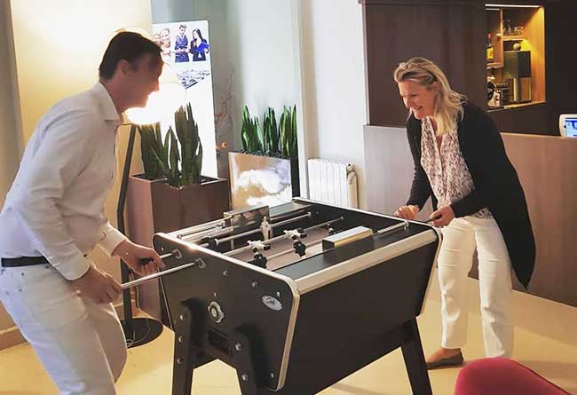Acanthe Boulogne Hotel – Foosball table